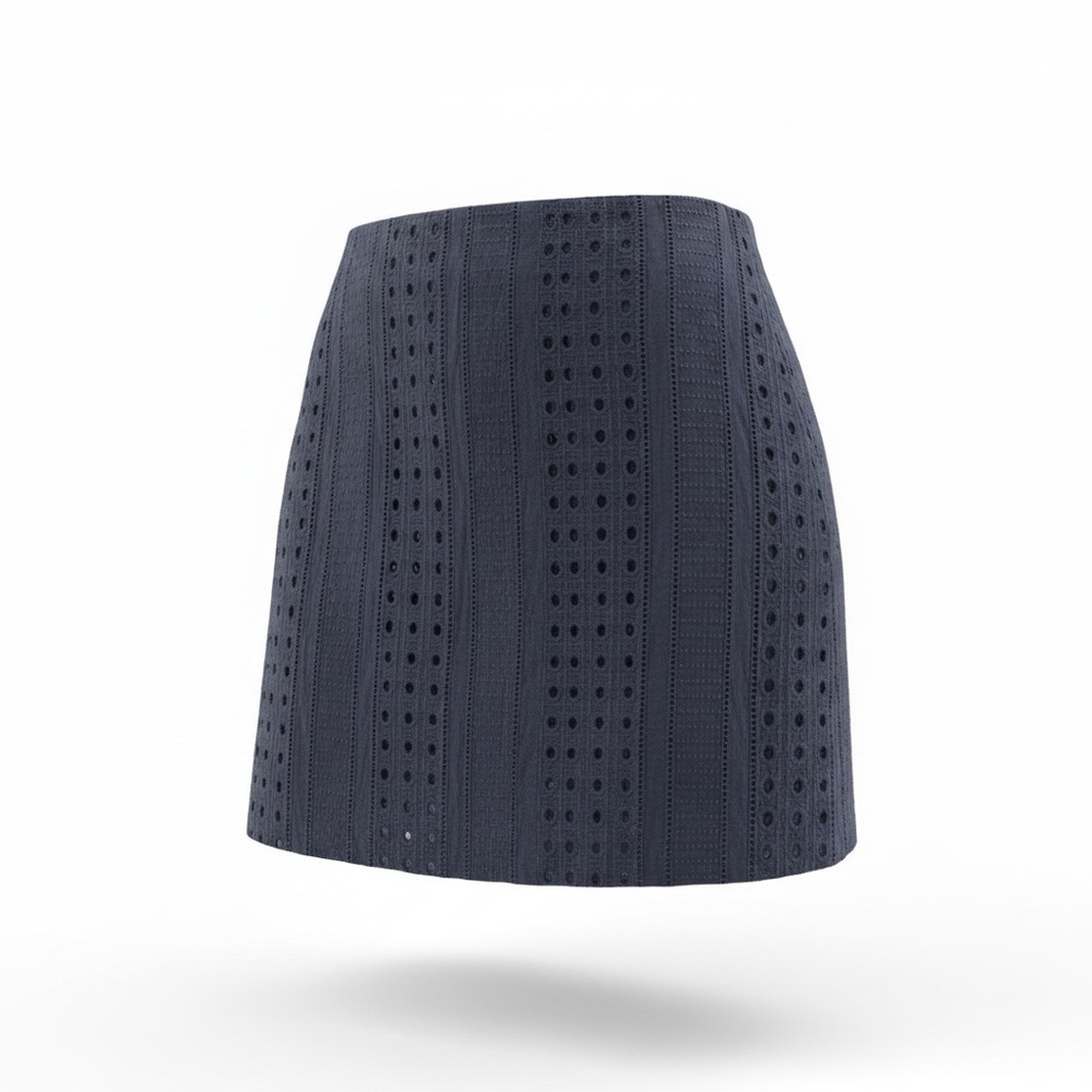 Vineyard Vines Navy Eyelet Mini Skirt